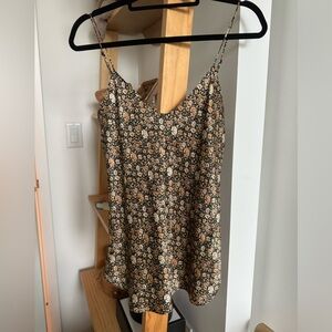 Nili Lotan Bias Cut Floral Silk Cami